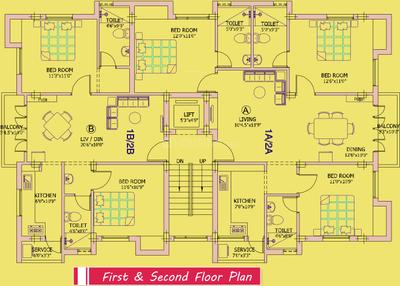Project Image of 1040.0 - 1465.0 Sq.ft 2 BHK Apartment for buy in Nakshatra Noor