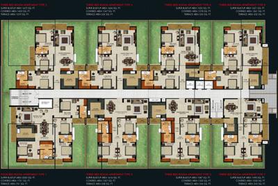 Project Image of 1490.0 - 2050.0 Sq.ft 3 BHK Apartment for buy in Swastik Magnolia