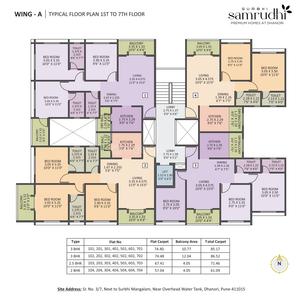 Project Image of 614.0 - 802.13 Sq.ft 2 BHK Apartment for buy in Surbhi Samruddhi