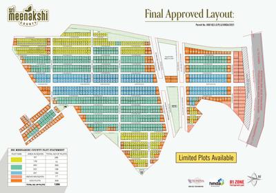 Project Image of 1503.0 - 2403.0 Sq.ft Residential Plot Plot for buy in Sri Meenakshi County