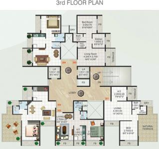 Project Image of 653.0 - 879.0 Sq.ft 1 BHK Apartment for buy in Devkrupa Dev Aashirwad