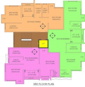 Project Image of 0.0 - 724.0 Sq.ft 2 BHK Apartment for buy in Samyra Enclave