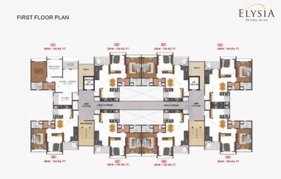 Project Image of 543.0 - 794.0 Sq.ft 1 BHK Apartment for buy in Triaa Elysia