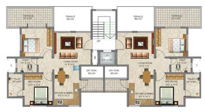 Project Image of 972.0 - 1030.0 Sq.ft 2 BHK Apartment for buy in Austin Belvedere