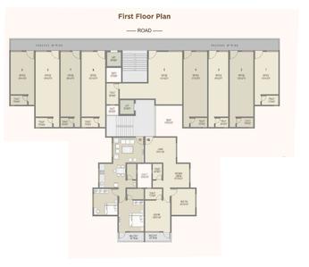 Project Image of 535.4 - 604.72 Sq.ft 2 BHK Apartment for buy in Sakshi 24 Sakshi Avenue
