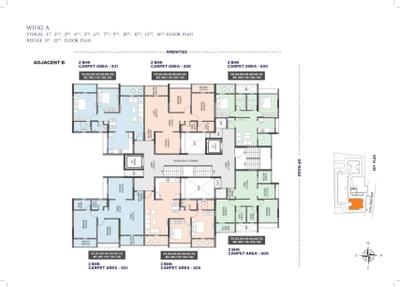 Project Image of 1486 Sq.ft 3 BHK Apartment / Flat for sale in Mamurdi for Rs. 8700000