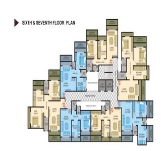 Project Image of 630.0 - 985.0 Sq.ft 1 BHK Apartment for buy in Sai Raj Vaishnavi Park Phase II