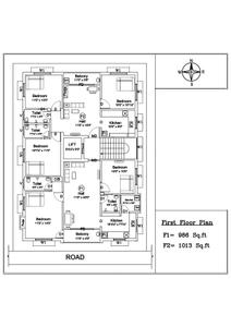 Project Image of 856.0 - 1414.0 Sq.ft 2 BHK Apartment for buy in Live Dhilip Flats