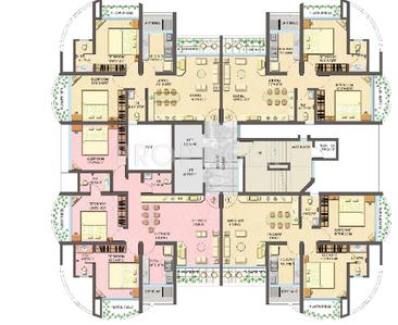 Project Image of 1040.0 - 1465.0 Sq.ft 2 BHK Apartment for buy in Sanghvi Heights