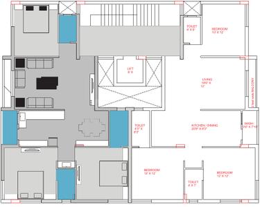Project Image of 0.0 - 970.04 Sq.ft 3 BHK Apartment for buy in Aaritra Silver Star