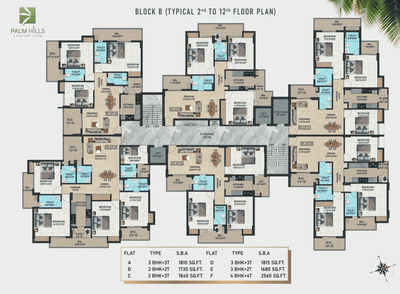 Project Image of 530.0 - 2870.0 Sq.ft 1 BHK Apartment for buy in NK Palm Hills