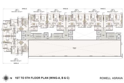 Project Image of 682.0 - 1402.0 Sq.ft 2 BHK Apartment for buy in Romell Asrava