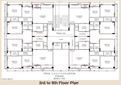 Project Image of 1158.84 - 1159.49 Sq.ft 3 BHK Apartment for buy in Dwarkadhish Kasturi Pride