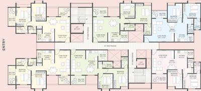 Project Image of 694.0 - 995.23 Sq.ft 2 BHK Apartment for buy in Yashada Florenza