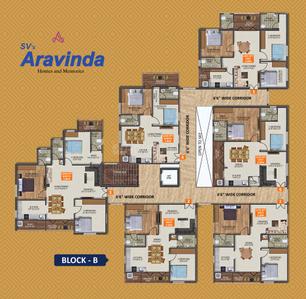 Project Image of 944.96 - 1655.92 Sq.ft 2 BHK Apartment for buy in SV S Aravinda