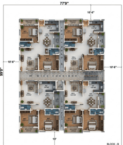 Project Image of 0.0 - 1599.95 Sq.ft 3 BHK Apartment for buy in SR Adith Reddy Enclave Block A