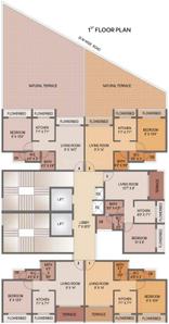 Project Image of 195.47 - 322.7 Sq.ft 1 BHK Apartment for buy in Akshar Edeania