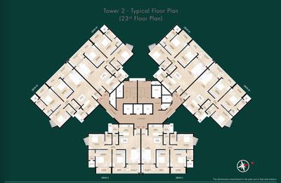Project Image of 1156.04 - 1855.0 Sq.ft 3 BHK Apartment for buy in Honcho Everra Phase 1
