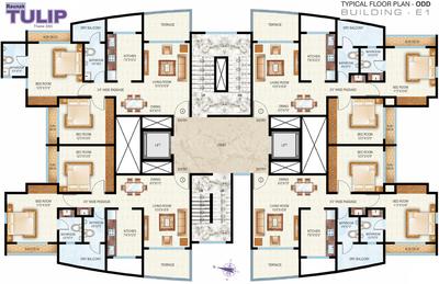 Project Image of 728.0 - 747.0 Sq.ft 2 BHK Apartment for buy in Raunak Tulip