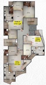 Project Image of 1239.0 - 2679.0 Sq.ft 2 BHK Apartment for buy in Asset Rangoli