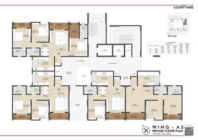 Project Image of 740.0 - 946.0 Sq.ft 2 BHK Apartment for buy in Kosmic Kourtyard Phase 2
