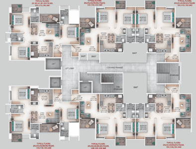 Project Image of 668.0 - 892.0 Sq.ft 2 BHK Apartment for buy in Majestique Rhythm County Phase II
