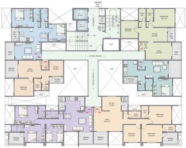 Project Image of 431.0 - 770.0 Sq.ft 1 BHK Apartment for buy in Lunkad Akash Towers A and B