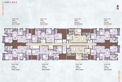 Project Image of 572.0 - 1576.0 Sq.ft 1 BHK Apartment for buy in VGN Stafford
