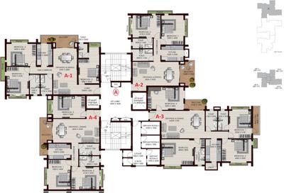 Project Image of 1260.0 - 1978.0 Sq.ft 2 BHK Apartment for buy in Vedic Sanjeeva Tower