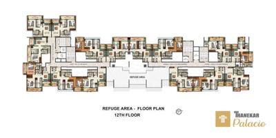 Project Image of 365.43 - 591.0 Sq.ft 1 BHK Apartment for buy in Thanekar Palacio