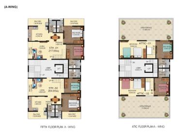 Project Image of 1097.92 - 1905.21 Sq.ft 2 BHK Apartment for buy in Landmark Residency