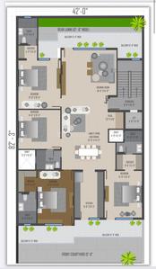 Project Image of 0.0 - 3040.0 Sq.ft 4 BHK Apartment for buy in Swastik Creation 350sq yd