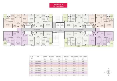 Project Image of 756.0 - 976.0 Sq.ft 2 BHK Apartment for buy in Newton Homes Tathawade Phase II