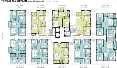 Project Image of 1214.0 - 2650.0 Sq.ft 2 BHK Apartment for buy in Indis City Tower J Amethyst