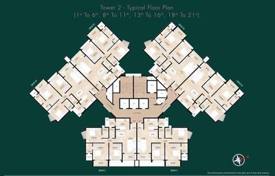 Project Image of 1156.04 - 1855.0 Sq.ft 3 BHK Apartment for buy in Honcho Everra Phase 1