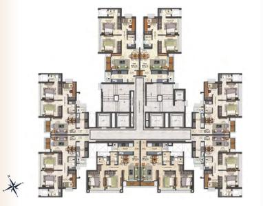 Project Image of 673.0 - 798.0 Sq.ft 2 BHK Apartment for buy in CR Meluha