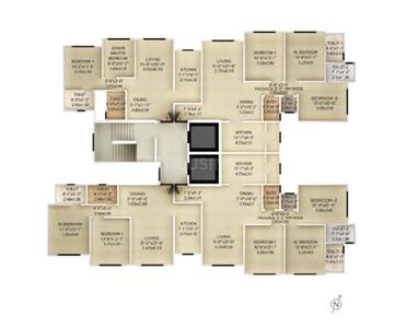 Project Image of 456.0 - 1051.0 Sq.ft 1 BHK Apartment for buy in Kolte Patil Jai Vijay