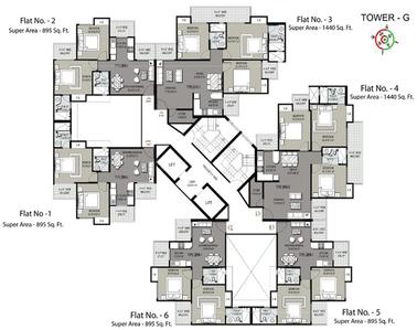 Project Image of 895.0 - 1650.0 Sq.ft 2 BHK Apartment for buy in Sethi Max Royal