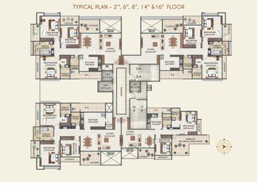 Project Image of 970.0 - 1970.0 Sq.ft 2 BHK Apartment for buy in Vighnaharta Sai Enclave