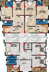 Shristi Mansion Cluster Plan 1