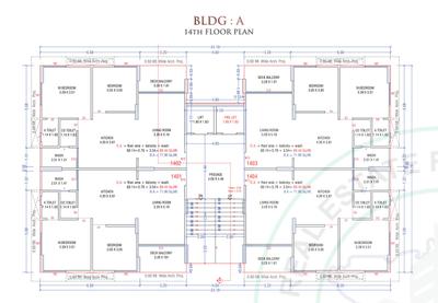 Project Image of 744.11 - 774.57 Sq.ft 2 BHK Apartment for buy in Anmol Luxuria