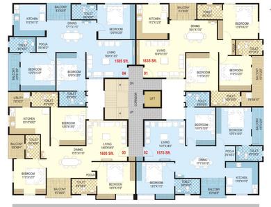 Project Image of 1325.0 - 1760.0 Sq.ft 2 BHK Apartment for buy in Scion El Dorado