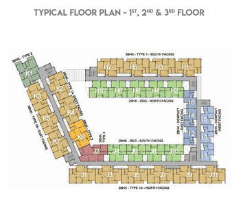 Project Image of 580.0 - 1408.0 Sq.ft 2 BHK Apartment for buy in TVS Emerald GreenAcres