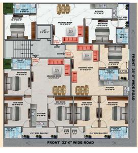 Bhajanka Homes Bhajanka Homes Cluster Plan 1
