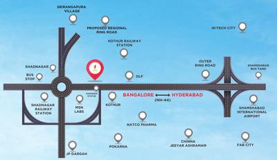 Pavani Trinity Annexe Location Plan 1