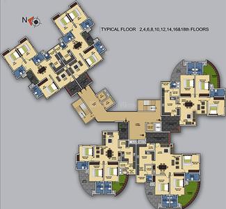 Project Image of 1851.0 - 2613.0 Sq.ft 3 BHK Apartment for buy in Jos Grand Aristo