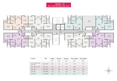 Project Image of 756.0 - 976.0 Sq.ft 2 BHK Apartment for buy in Newton Homes Tathawade Phase II