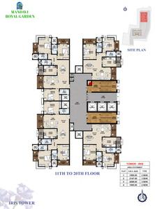 Project Image of 1557.0 - 2533.0 Sq.ft 2 BHK Apartment for buy in Mandavi Royal Garden