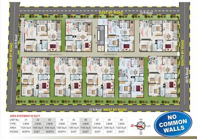 Project Image of 1040.0 - 1525.0 Sq.ft 2 BHK Apartment for buy in Sri Tirumala Meadows