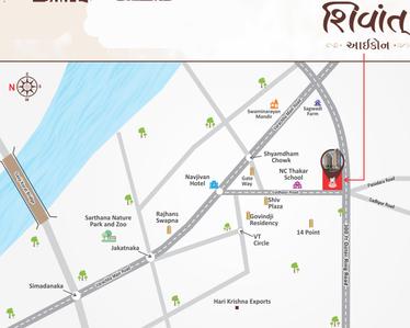 Project Image of 564.35 - 822.15 Sq.ft 2 BHK Apartment for buy in Shree Somnath Shivant Icon